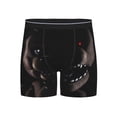 thumbnail image 1 of Lsque Five Nights At Freddy'S Pattern Men's Performance Stretch Underwear, Athletic Long Leg Briefs，Moisture-Wicking-Small, 1 of 6