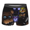 thumbnail image 1 of Lsque Five Nights At Freddy'S Pattern Men’s Total Support Pouch Boxer Briefs, X-Temp Cooling, Moisture-Wicking Underwear, Regular, Long-leg and Trunk-Large, 1 of 7