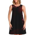 thumbnail image 1 of Lsque Five Nights At Freddy'S Pattern Summer Dresses for Women – Sleeveless T-Shirt Swing Sundress, Perfect for the Beach and Casual Days, 1 of 6
