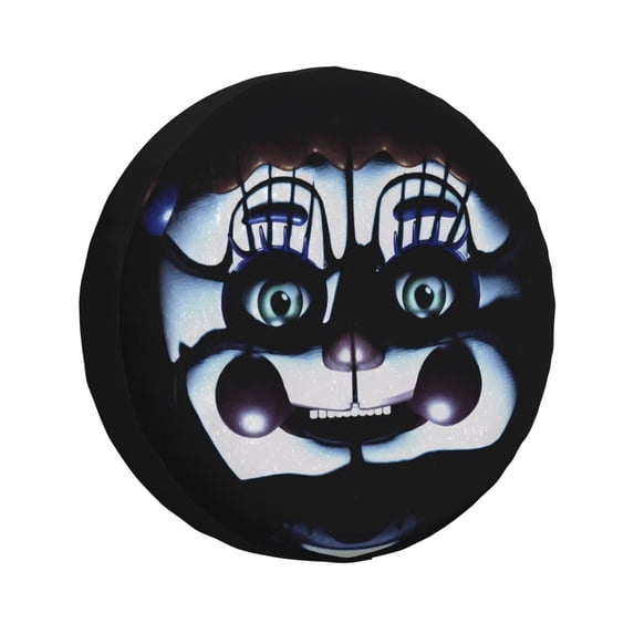 Lsque Five Nights At Freddy'S Pattern Tire Covers - Tough Tire Wheel Protector for Truck, SUV, Trailer, Camper, RV - 16 inch