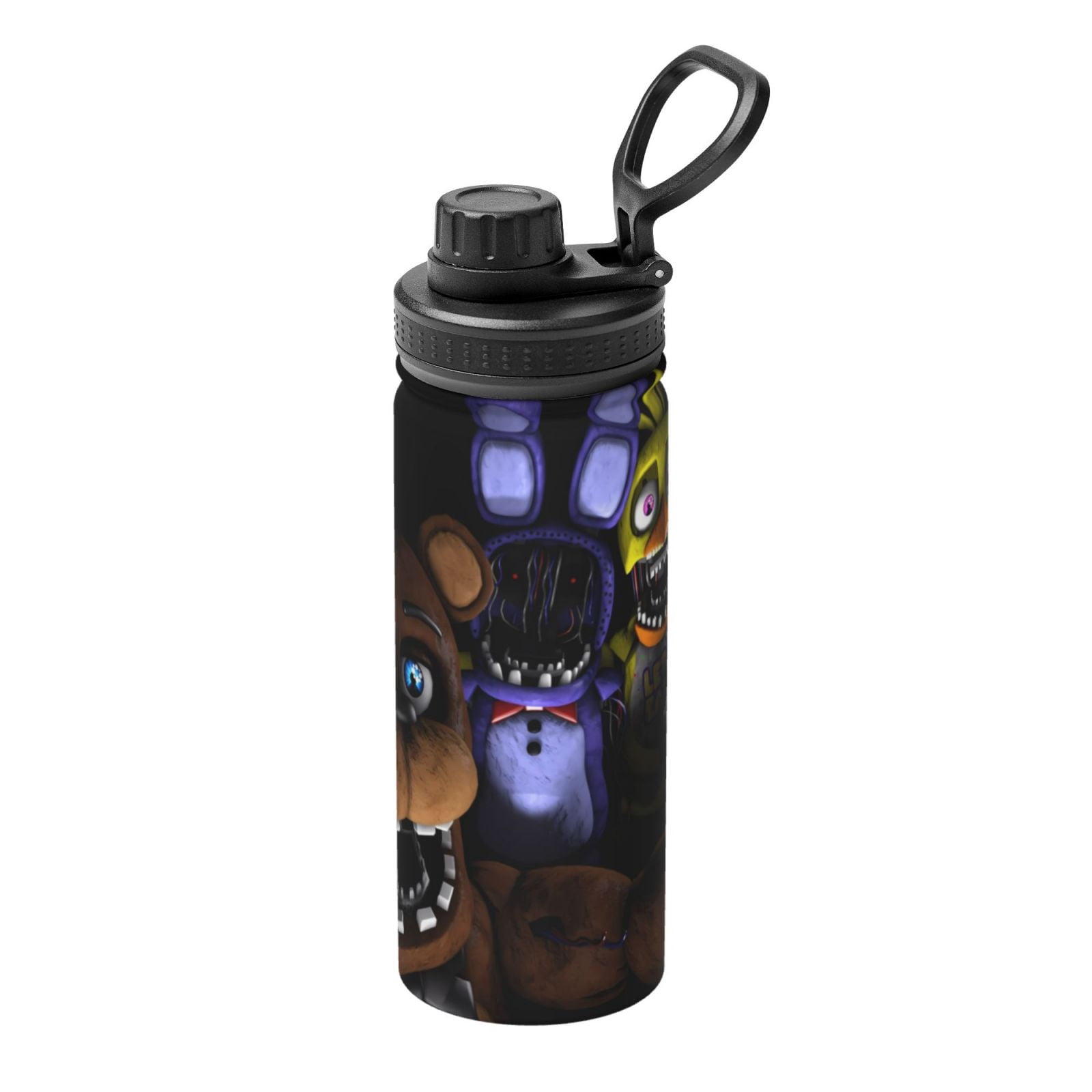 Five Nights At Freddy's "Let's Party" 20oz Stainless Steel Water Bottle With Swivel Handle