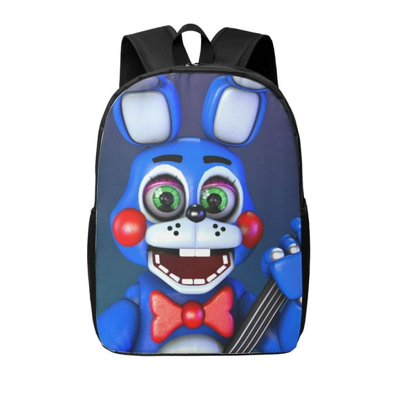 Lsque Five Nights At Freddy'S Print 17in Student Backpack - School, Travel, Work Bookbag -Laptop Backpack,Water Resistant College School Computer Bag