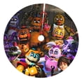 thumbnail image 1 of Lsque Five Nights At Freddy'S Print Christmas Tree Skirt, Tree Skirt with Ties or Velcro, Perfect for Holiday Decorations, Halloween, and New Year-30", 1 of 7