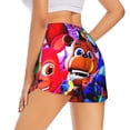 thumbnail image 1 of Lsque Five Nights At Freddy'S Printed Women's Running Shorts with Liner Pockets,Elastic Quick Dry Workout Athletic Gym Yoga Shorts,Womens High Waist Shorts-Large, 1 of 9