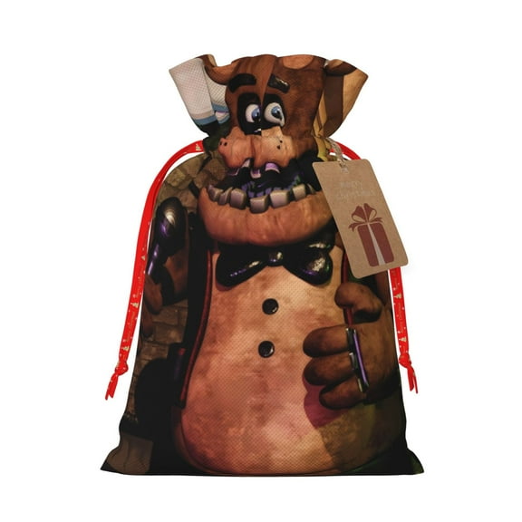 Lsque Five Nights At Freddy'S for Christmas Gift Bags ,Party Gift Bag, Christmas Goody Bags for Christmas Holidays Party Favors and Presents-Medium