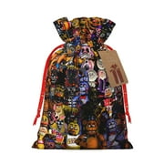 Lsque Five Nights At Freddy'S for Christmas Gift Bags ,Party Gift Bag, Christmas Goody Bags for Christmas Holidays Party Favors and Presents-Small