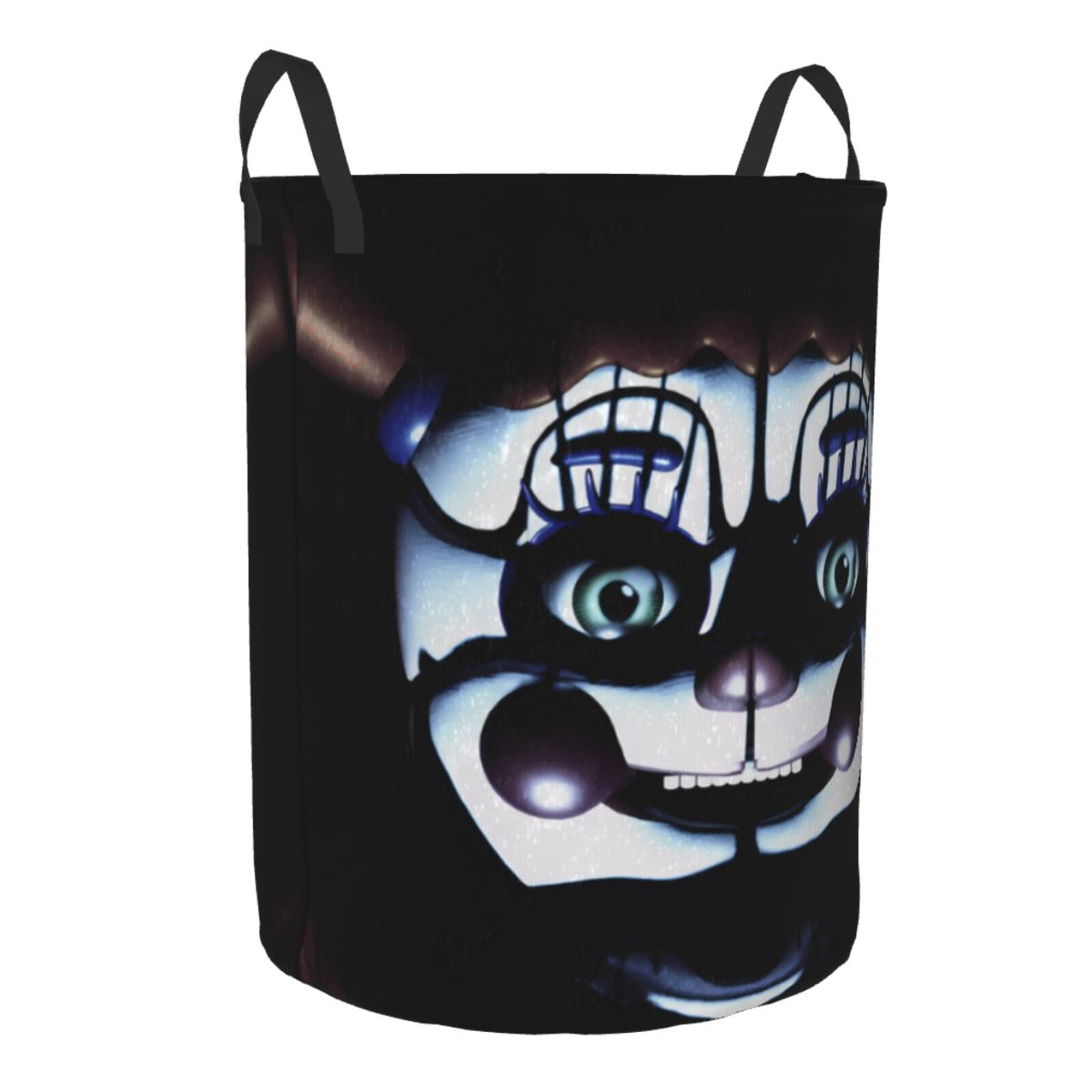 Lsque Five Nights At Freddy'S pattern Laundry Hamper Basket, Tall Woven ...