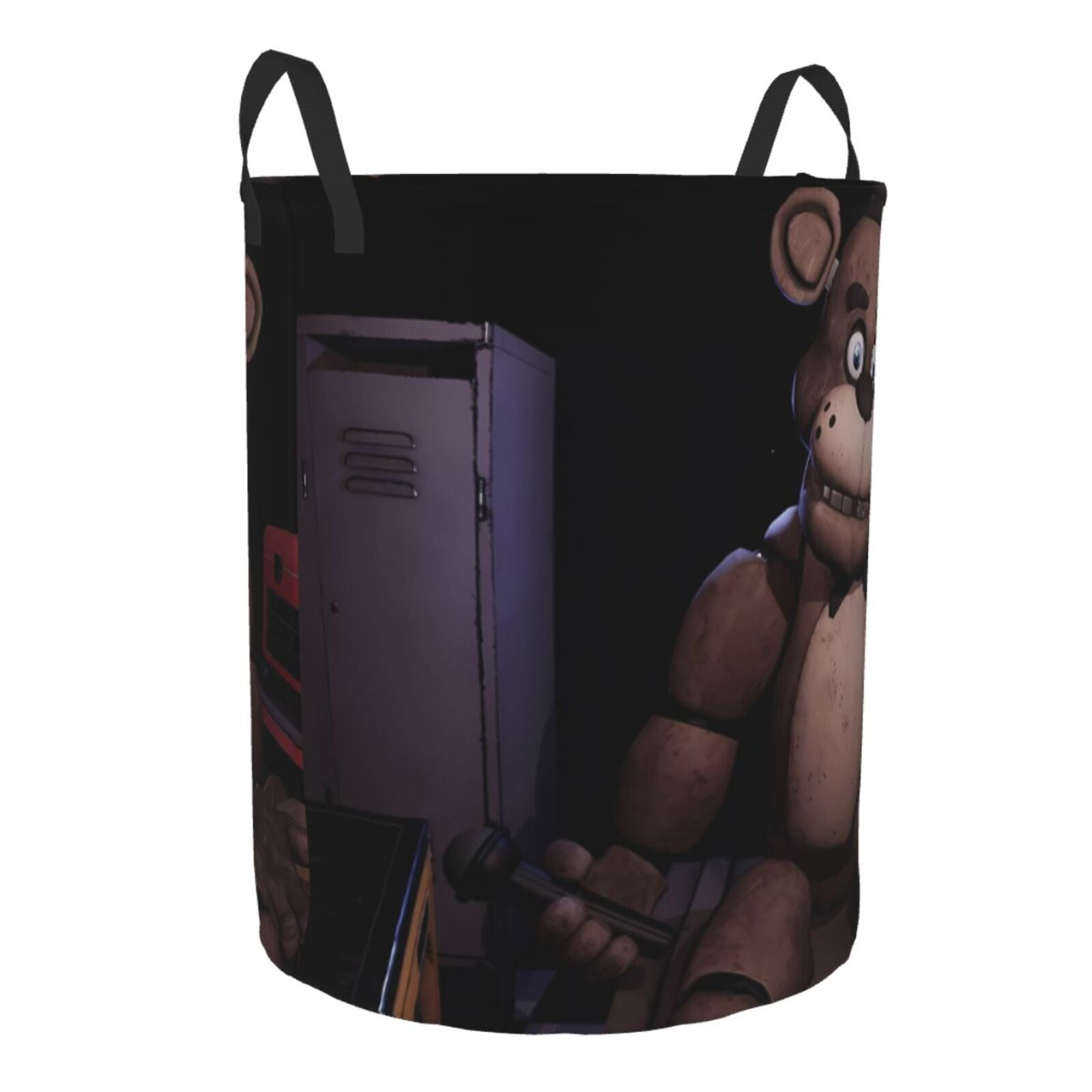 Lsque Five Nights At Freddy'S pattern Laundry Hamper Basket, Tall Woven ...