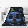 thumbnail image 1 of Lsque Five Nights At Freddy'S Pattern Fuzzy Fleece Throw Blanket Extra Large,Super Soft,Fluffy and Warm Blankets for Couch,Bed,All Season Use (), 1 of 7