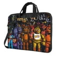 thumbnail image 1 of Lsque Five Nights At Freddy'S Pattern Laptop Bag – Portable & Slim Single-Shoulder Computer Case with Adjustable Strap, Protective, Lightweight for 13”/14”/15.6” Laptops, 1 of 8