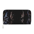 thumbnail image 1 of Lsque Five Nights At Freddy'S Pattern Leather Hand Wallet – Long PU Leather Wallet for Women with Zipper Closure, 8 Card Slots, Coin Pouch & Multiple Cash Compartments, 1 of 8