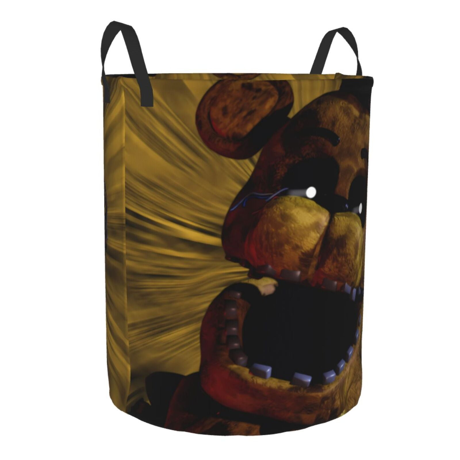 Lsque Five Nights At Freddy'S pattern Laundry Hamper Basket, Tall Woven ...