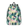 thumbnail image 1 of Lsque Flamingo Pattern Canvas Daypack, Durable Backpack, High-quality Versatile Backpack,Vintage Compact Backpack-Small, 1 of 6