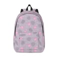thumbnail image 1 of Lsque Flamingo Pattern Canvas Daypack, Durable Backpack, High-quality Versatile Backpack,Vintage Compact Backpack-Small, 1 of 6