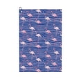thumbnail image 1 of Lsque Flamingo Premium Golf Towel - Ultra Absorbent and Quick Drying Microfiber Towel with Carabiner - Gift for Men -24" X 16", 1 of 8