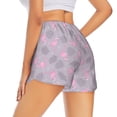 thumbnail image 1 of Lsque Flamingo Printed Women's Running Shorts with Liner Pockets,Elastic Quick Dry Workout Athletic Gym Yoga Shorts,Womens High Waist Shorts-Large, 1 of 9