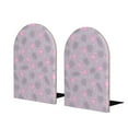thumbnail image 1 of Lsque Flamingo Printed Wood Bookends,Non-Skid Bookend for Shelves,Heavy Duty Support Bookends,Non-Slip Foam Pads for Office, Home, and Library,1 Pair, 1 of 8