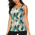 thumbnail image 1 of Lsque Flamingo Printed Workout Tank Tops for Women, Athletic Sports Tank Tops, Compression Sleeveless Dry Fit Shirts,Sleeveless Yoga Shirt-, 1 of 9