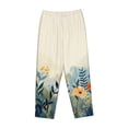 thumbnail image 1 of Lsque Floral Mountain Landscape Print Women's Pajama Pants, Lounge Pant - Comfortable Home Wear,Elastic Waistband, Stylish Design-Large, 1 of 9