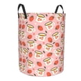 thumbnail image 1 of Lsque Floral Mugs And Strawberries pattern Laundry Hamper Basket, Tall Woven Rope Hamper Basket for Clothes, Lightweight Storage Basket, Collapsible Waterproof-Medium, 1 of 8