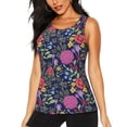 thumbnail image 1 of Lsque Floral Printed Workout Tank Tops for Women, Athletic Sports Tank Tops, Compression Sleeveless Dry Fit Shirts,Sleeveless Yoga Shirt-Medium, 1 of 9