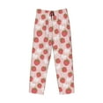 thumbnail image 1 of Lsque Floral Strawberr Print Men's Pajama Pants, Lounge Pant - Comfortable Home Wear,Elastic Waistband, Stylish Design-XX-Large, 1 of 9