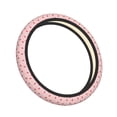 thumbnail image 1 of Lsque Floral Strawberr Ultra Soft Car Steering Wheel Cover for Women, Standard 15 inch Size for Truck Van SUV Auto, 1 of 8