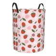 thumbnail image 1 of Lsque Floral Strawberr pattern Laundry Hamper Basket, Tall Woven Rope Hamper Basket for Clothes, Lightweight Storage Basket, Collapsible Waterproof-, 1 of 8