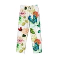 thumbnail image 1 of Lsque Floral Vintage Print Men's Pajama Pants, Lounge Pant - Comfortable Home Wear,Elastic Waistband, Stylish Design-Large, 1 of 9