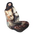 thumbnail image 1 of Lsque Flower Cat Couple Pattern Car Seat Covers for Front Seats , Waterproof Seat Covers for Cars, Sporty Front Seat Covers,Car Seat Cover Protector Front Seats, 1 of 5