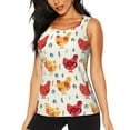thumbnail image 1 of Lsque Flower Chicken Printed Workout Tank Tops for Women, Athletic Sports Tank Tops, Compression Sleeveless Dry Fit Shirts,Sleeveless Yoga Shirt-Medium, 1 of 9