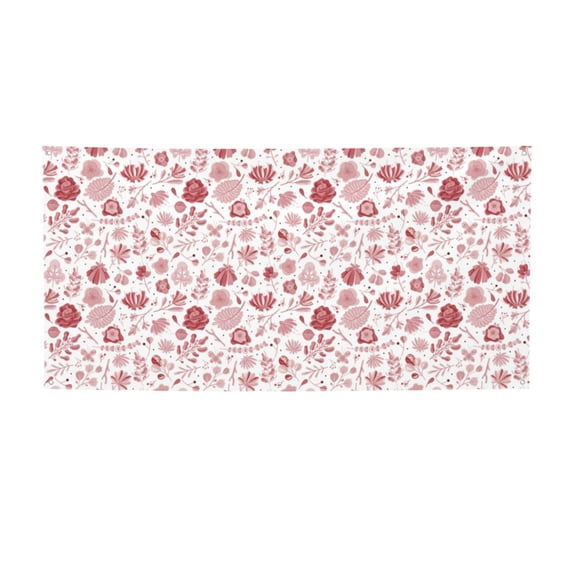 Lsque Flower Leaves Pattern Party Banner, Festive Banner , Holiday Celebrations and Events for Carnival Birthday Party Festival Decorations-Medium