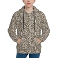 thumbnail image 1 of Lsque Flower Rose Patten Youth Hoodie Sweatshirt Pullover with Kangaroo Pocket Boys and Girls Hoodie Warm Hoodie for Kids-Medium, 1 of 6