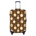 thumbnail image 1 of Lsque Flowers And Gnomes Bees Printed Luggage Cover, Travel Luggage Protector,Scratch and Dirt Resistant, Fits 18-32 Inch Luggage - Small, 1 of 9