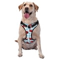 thumbnail image 1 of Lsque Flowers and Lady Bugs Dog Harness, No-Pull Pet Harness with 2 Leash Clips, Adjustable Soft Padded Dog Vest with Easy Control Handle for Large Dogs-Small, 1 of 9