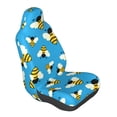thumbnail image 1 of Lsque Flying Bees Pattern Car Seat Covers for Front Seats , Waterproof Seat Covers for Cars, Sporty Front Seat Covers,Car Seat Cover Protector Front Seats, 1 of 5