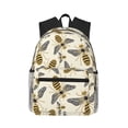 thumbnail image 1 of Lsque Flying Bees1 Classic Casual Backpack - Large Capacity Water-Resistant Backpack for School, Work, Travel, and Outdoor Activities, 1 of 8