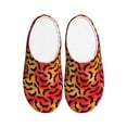 thumbnail image 1 of Lsque Flying Black Bat Pattern Womens Comfort Cotton on Scuff With Memory Foam and Anti-skid Sole Slipper-42/43, 1 of 7