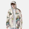 thumbnail image 1 of Lsque Flying Butterflies-1 UPF 50+ Lightweight Sun Protection Men's Women's Long Sleeve Shirt, Hoodie Performance -X-Large, 1 of 9