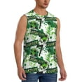 thumbnail image 1 of Lsque Football 7 Print Men's Cotton Blend Sleeveless Muscle Shirts (S-3XL)- Moisture Wicking, Odor Protection, UPF 30+,Large, 1 of 8
