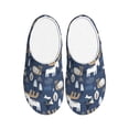 thumbnail image 1 of Lsque Forest Elk Pattern Womens Comfort Cotton on Scuff With Memory Foam and Anti-skid Sole Slipper-40/41, 1 of 7