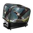 thumbnail image 1 of Lsque Forest River Bald Eagle Print 2 Slice Toaster Cover , Kitchen Appliance Dustproof Protector , Toaster Protector Dustproof Kitchen Appliance Cover, 1 of 7