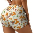 thumbnail image 1 of Lsque Forest Squirrel Pattern High Waisted Biker Shorts for Women-Tummy Control Fitness Athletic Workout Running Yoga Gym Shorts,Moisture-Wicking-Small, 1 of 9