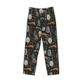 thumbnail image 1 of Lsque Fox In The Forest Print Men's Pajama Pants, Lounge Pant - Comfortable Home Wear,Elastic Waistband, Stylish Design-Medium, 1 of 9