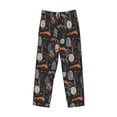 thumbnail image 1 of Lsque Fox In The Forest Print Men's Pajama Pants, Lounge Pant - Comfortable Home Wear,Elastic Waistband, Stylish Design-Small, 1 of 9