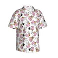 thumbnail image 1 of Lsque French Bulldog Duck pattern Hawaiian Shirt for Men, Unisex Summer Beach Casual Short Sleeve Button Down Shirts-X-Large, 1 of 9