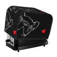 thumbnail image 1 of Lsque French Bulldog Print 2 Slice Toaster Cover , Kitchen Appliance Dustproof Protector , Toaster Protector Dustproof Kitchen Appliance Cover, 1 of 7