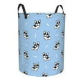 thumbnail image 1 of Lsque French Bulldog Puppy pattern Laundry Hamper Basket, Tall Woven Rope Hamper Basket for Clothes, Lightweight Storage Basket, Collapsible Waterproof-Small, 1 of 8