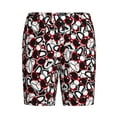 thumbnail image 1 of Lsque French Bulldog1 Mens Sleep Pajama Shorts,Short Pajama Pants, Cotton Ultra-Soft Knit-Small, 1 of 9