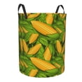 thumbnail image 1 of Lsque Fresh Corn 1 pattern Laundry Hamper Basket, Tall Woven Rope Hamper Basket for Clothes, Lightweight Storage Basket, Collapsible Waterproof-Small, 1 of 8